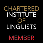 Chartered Institute of Linguists membership logo